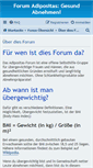 Mobile Screenshot of forum-adipositas.de